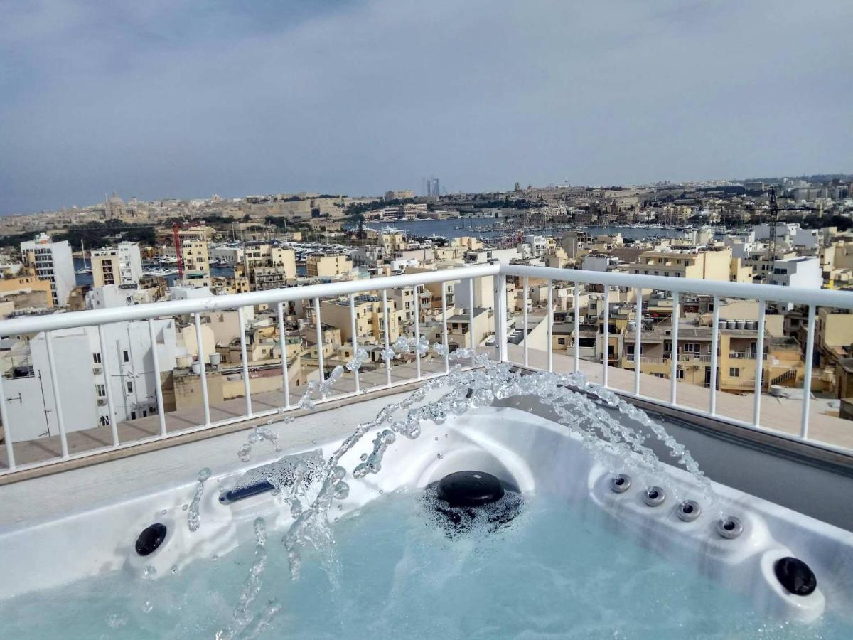 Wonderful Apartments With Shared Jacuzzi And Panorama Rooftop Gzira Exterior photo